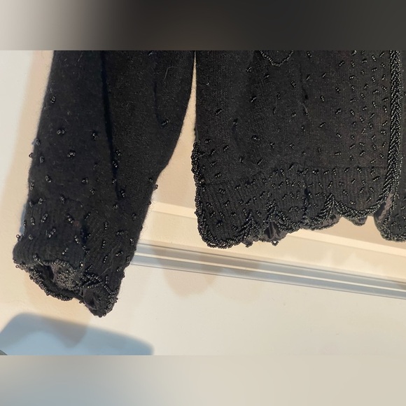 Women’s Lambswool Black Beaded Sweater from Isabella - Picture 6 of 16
